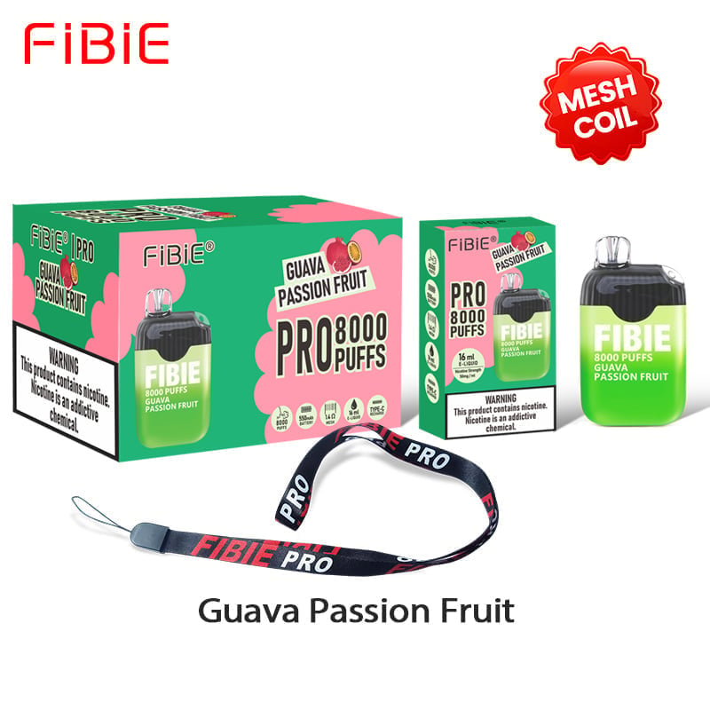 FIBIE 8000 Puffs - Guava-Passion-Fruit