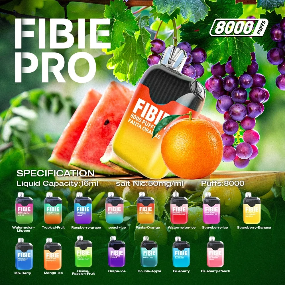 FIBIE 8000 Dual Flavors Disposable Vapor Wands(8000 PUFFS)