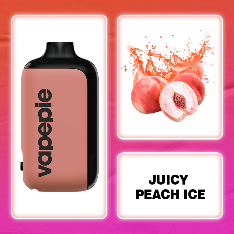 JUICY PEACH ICE & Vapepie AG 15000 PUFFS