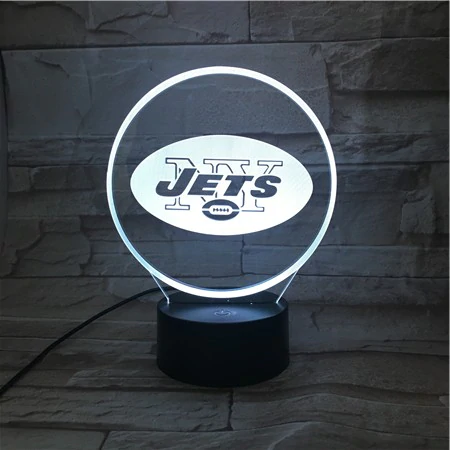 NEW YORK JETS 3D LED LIGHT LAMP