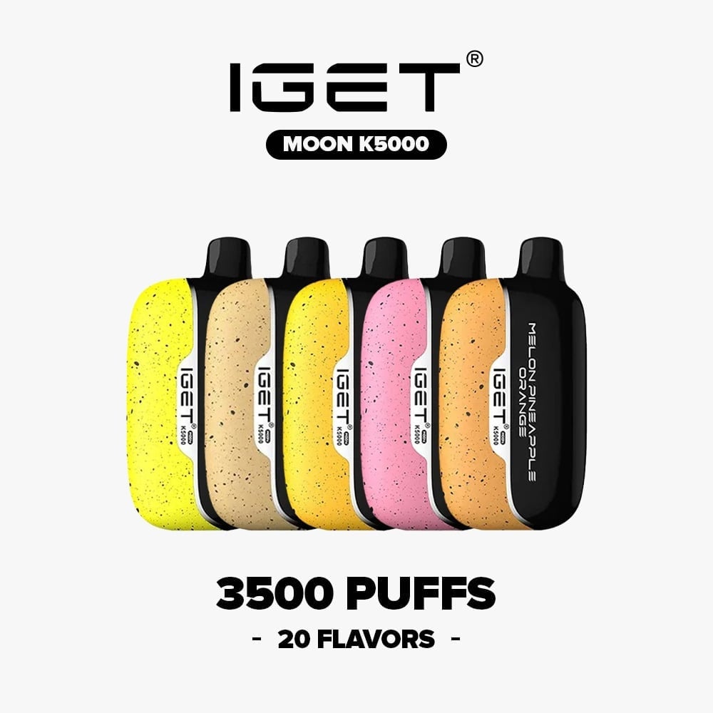 IGET Moon 5000 Puffs🔥Delivery in 3-5 days!🔥