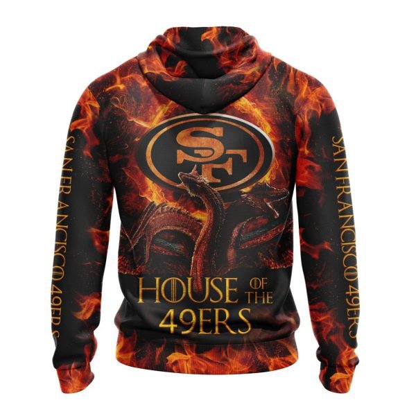 SAN FRANCISCO 49ERS GAME OF THRONES – HOUSE OF THE 49ERS 3D HOODIE