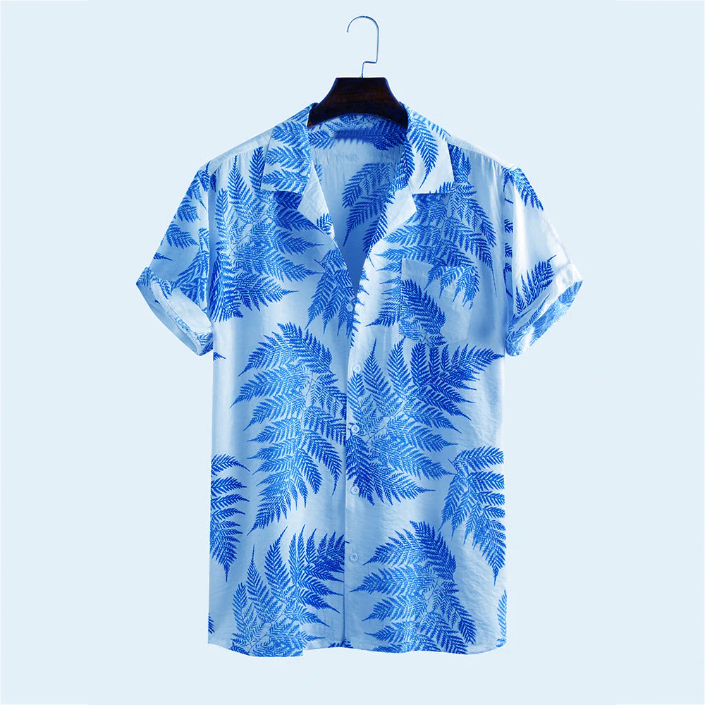 Castillotigo™ 2022 nuevas camisas de hoja de arce de playa sueltas informales para hombres