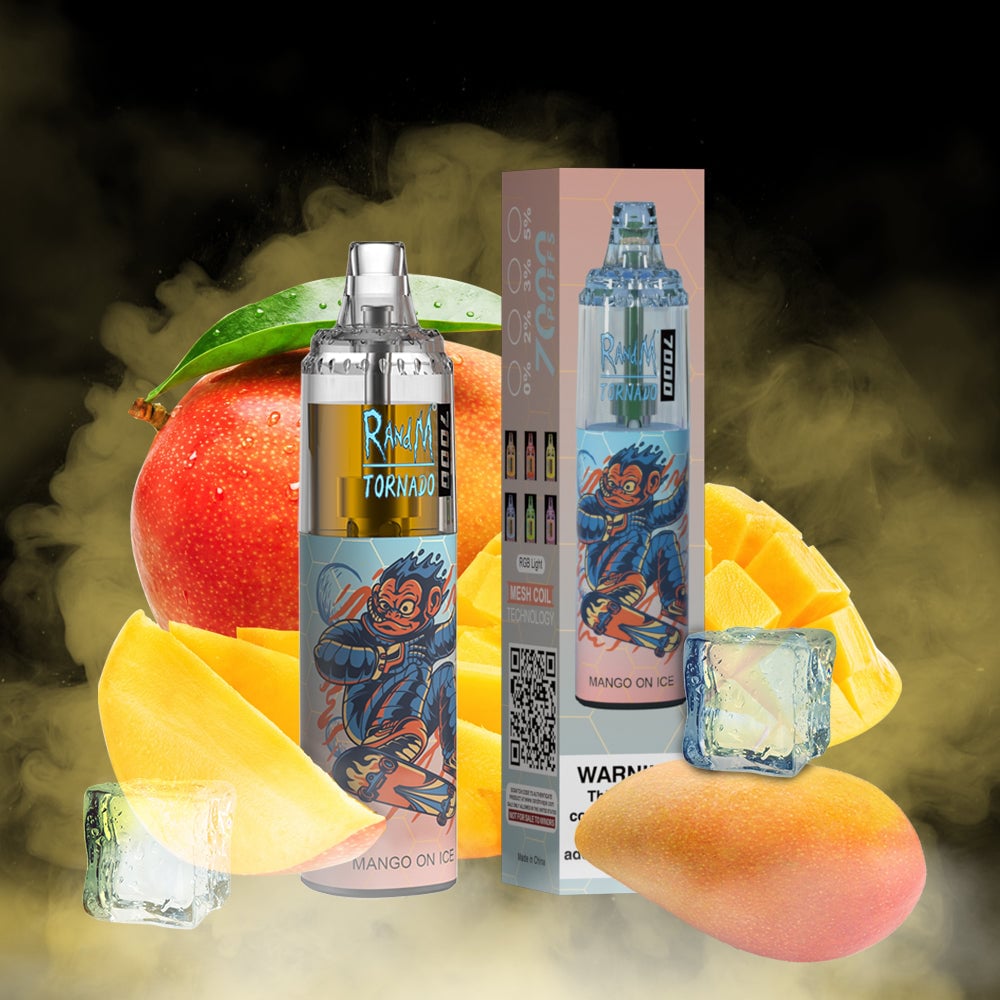 RM TORNADO 7000 AIRFLOW CONTROL SERIES  VAPE DEVICE [MANGO ON ICE]