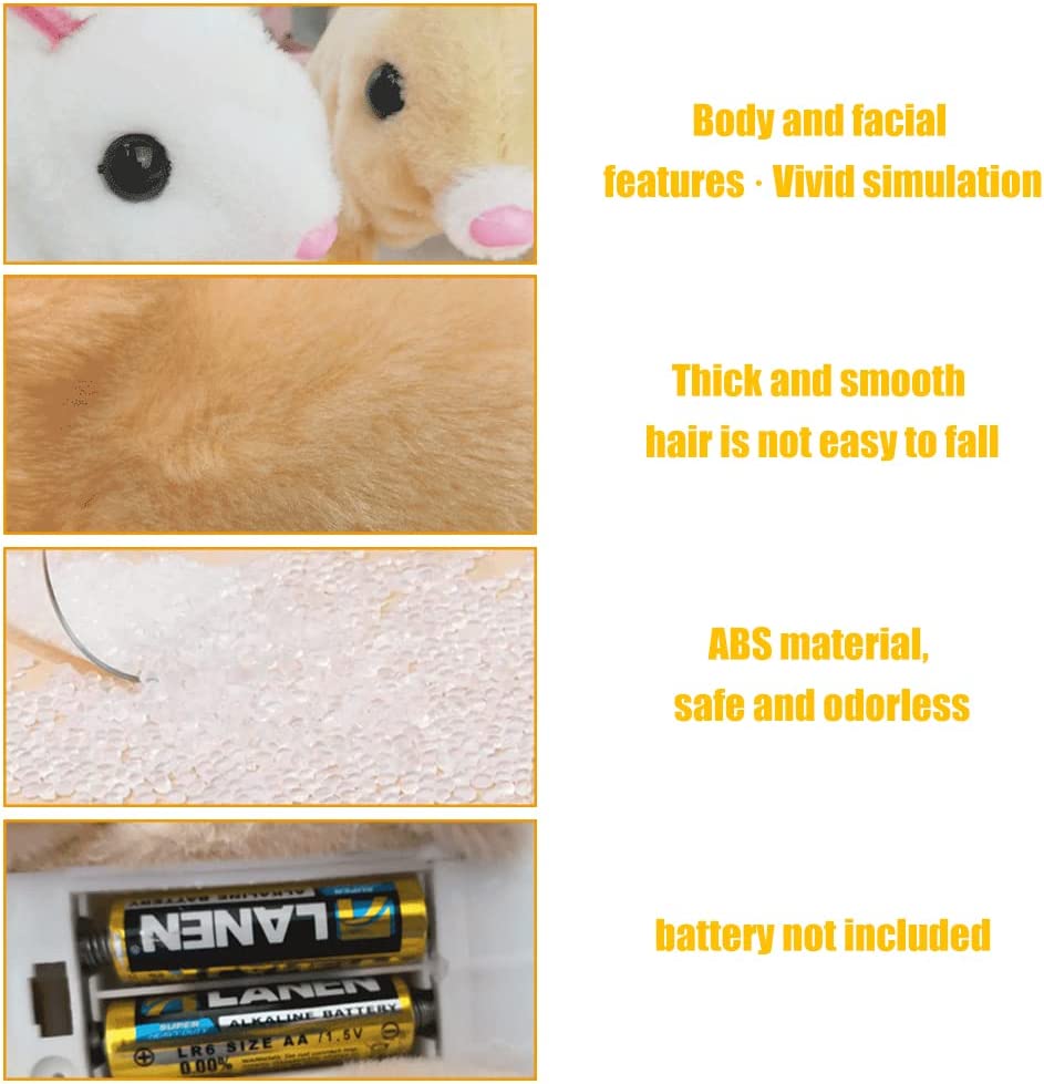 🎁Easter Promotion——🐇Plush Electric White Rabbit🐇