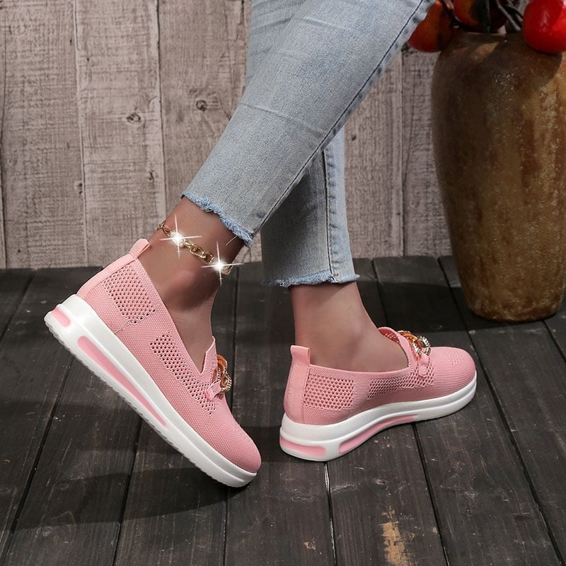 🔥Buy 2 Free Shipping - Women's Woven Breathable Orthopedic Wedge Sneakers