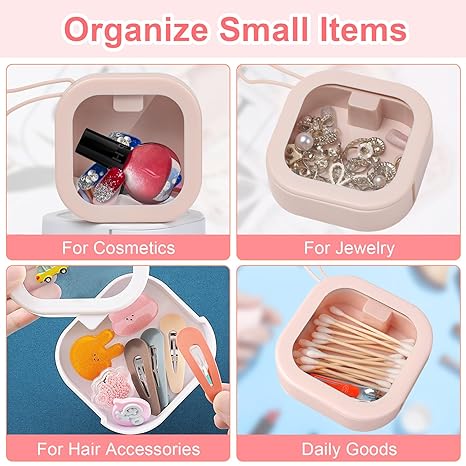 Headband storage box, portable headband storage box
