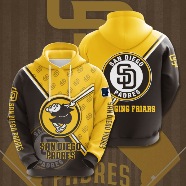 SAN DIEGO PADRES 3D HOODIES SDP010