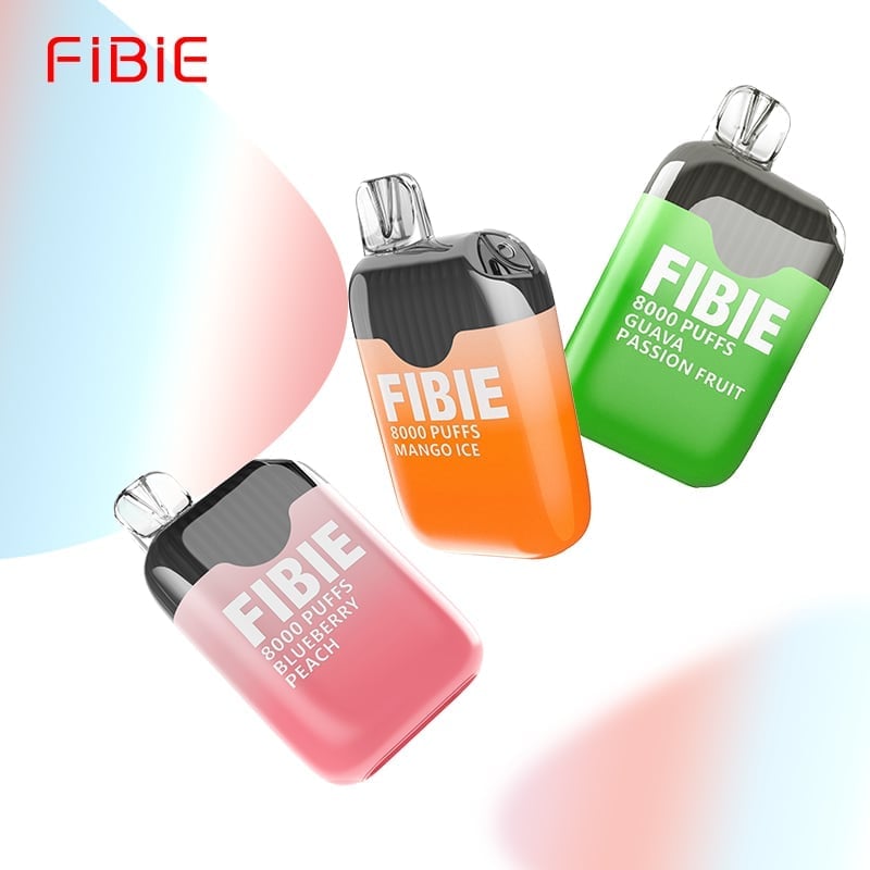 FIBIE 8000 Dual Flavors Disposable Vapor Wands(8000 PUFFS) - Strawberry--Banana