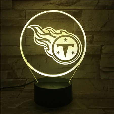 TENNESSEE TITANS 3D LED LIGHT LAMP