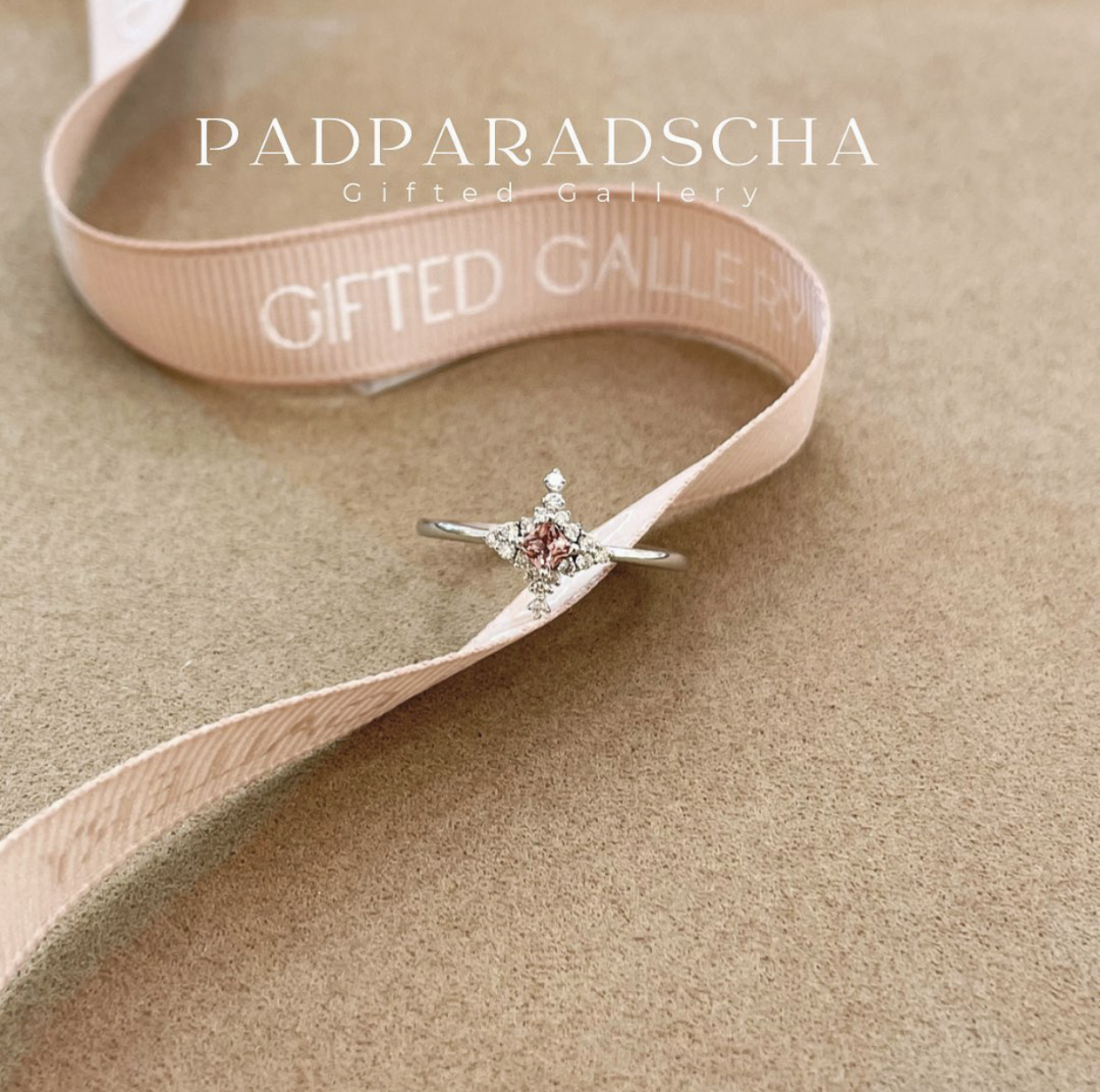 Sold＊Padparadscha Ring by Gifted Gallery