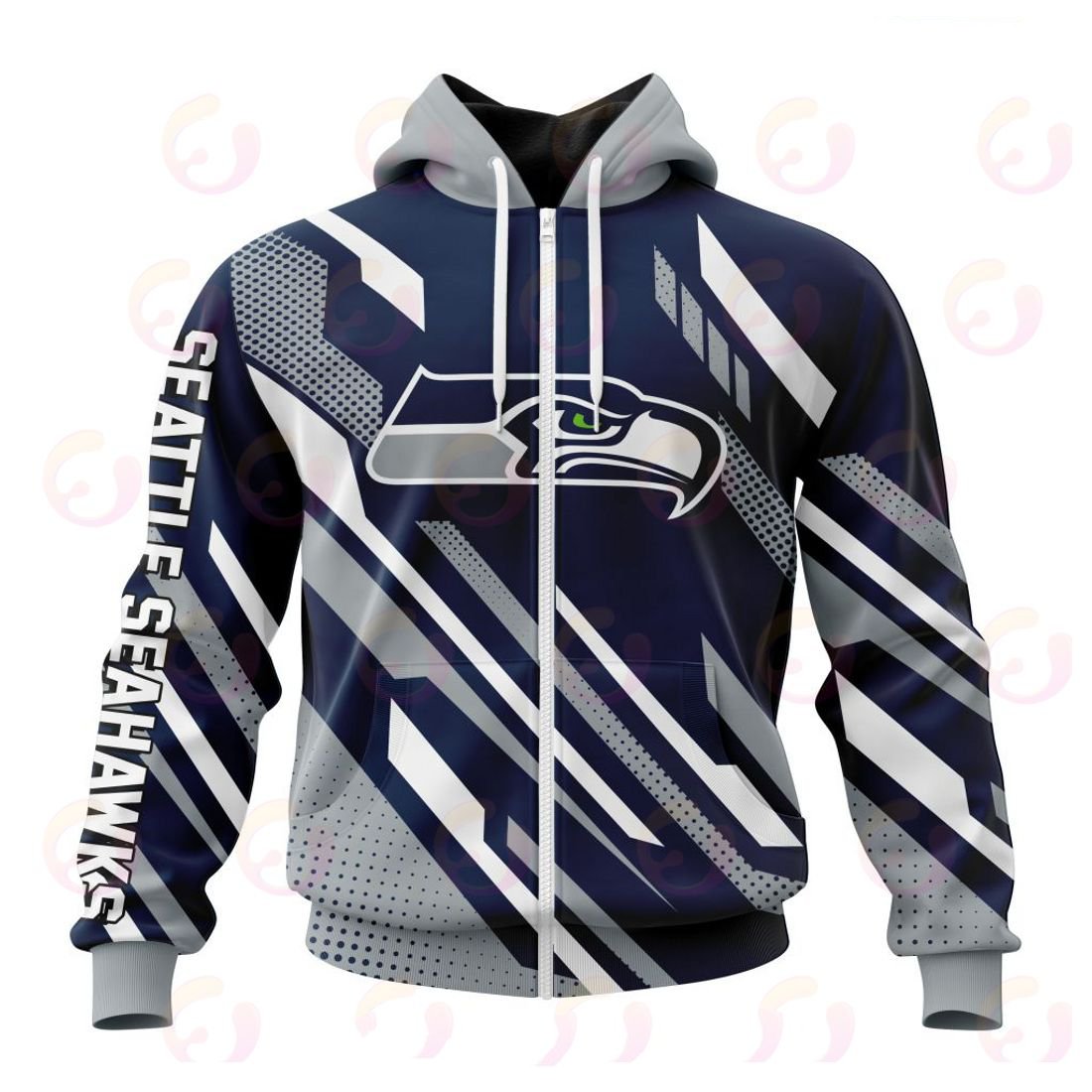 SEATTLE SEAHAWKS 3D HOODIE SPECIAL MOTOCROSS CONCEPT