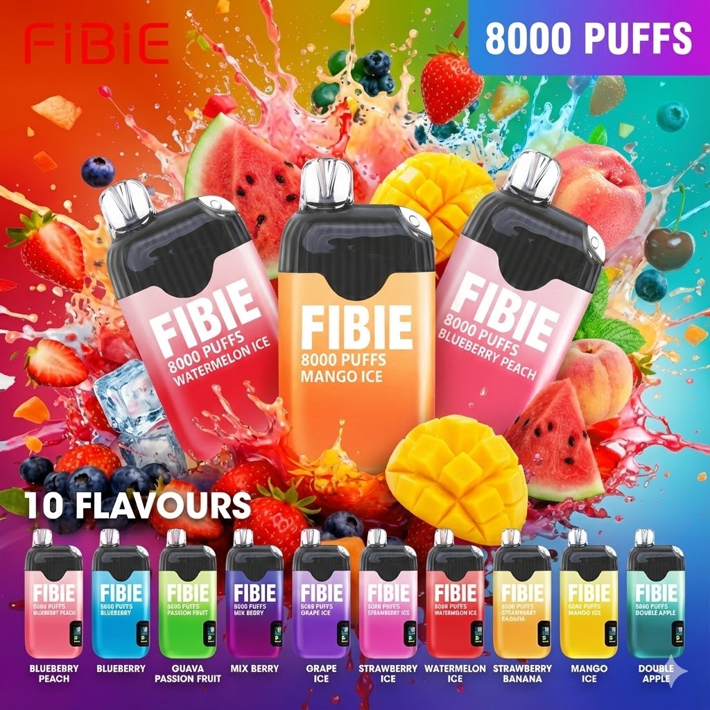 🎄 Christmas Sale 🎶 FIBIE 8000 PUFFS – America's favorite choice! 🏆