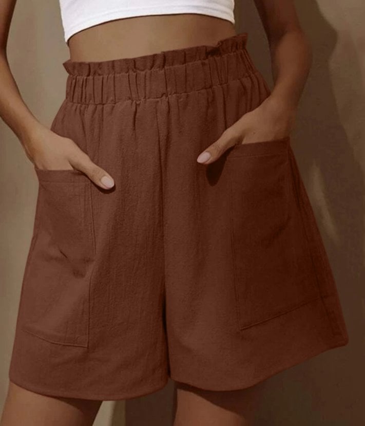 🔥Last Day Special Sale 70% OFF🔥--Women's Summer High Waist Wide Leg Casual Shorts