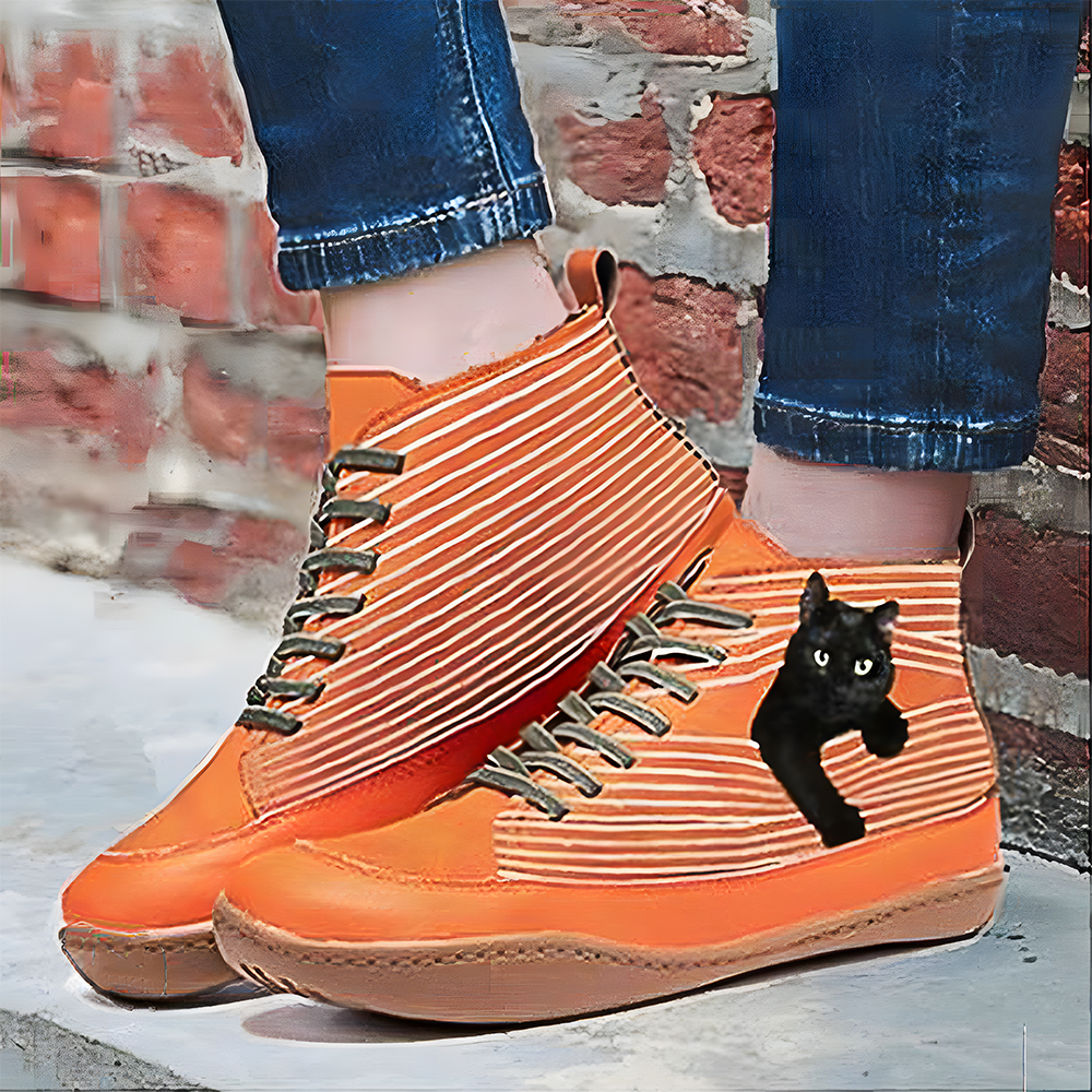 Castillotigo™ Primavera nuevos zapatos casuales de gato impresos