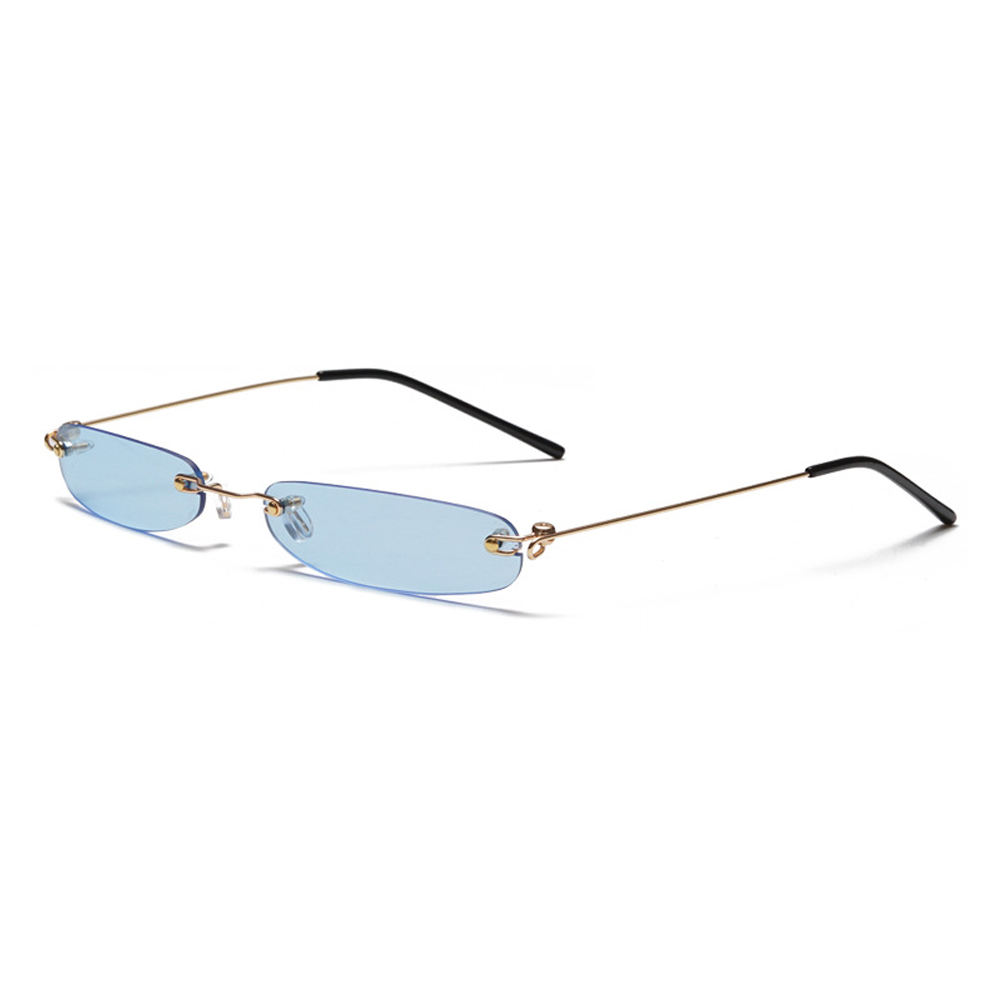 Castillotigo™ Mini gafas de sol sin montura con personalidad de moda