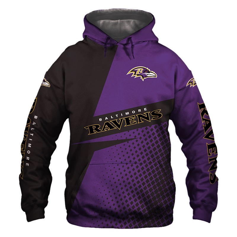 BALTIMORE RAVENS 3D HOODIE BBRR006