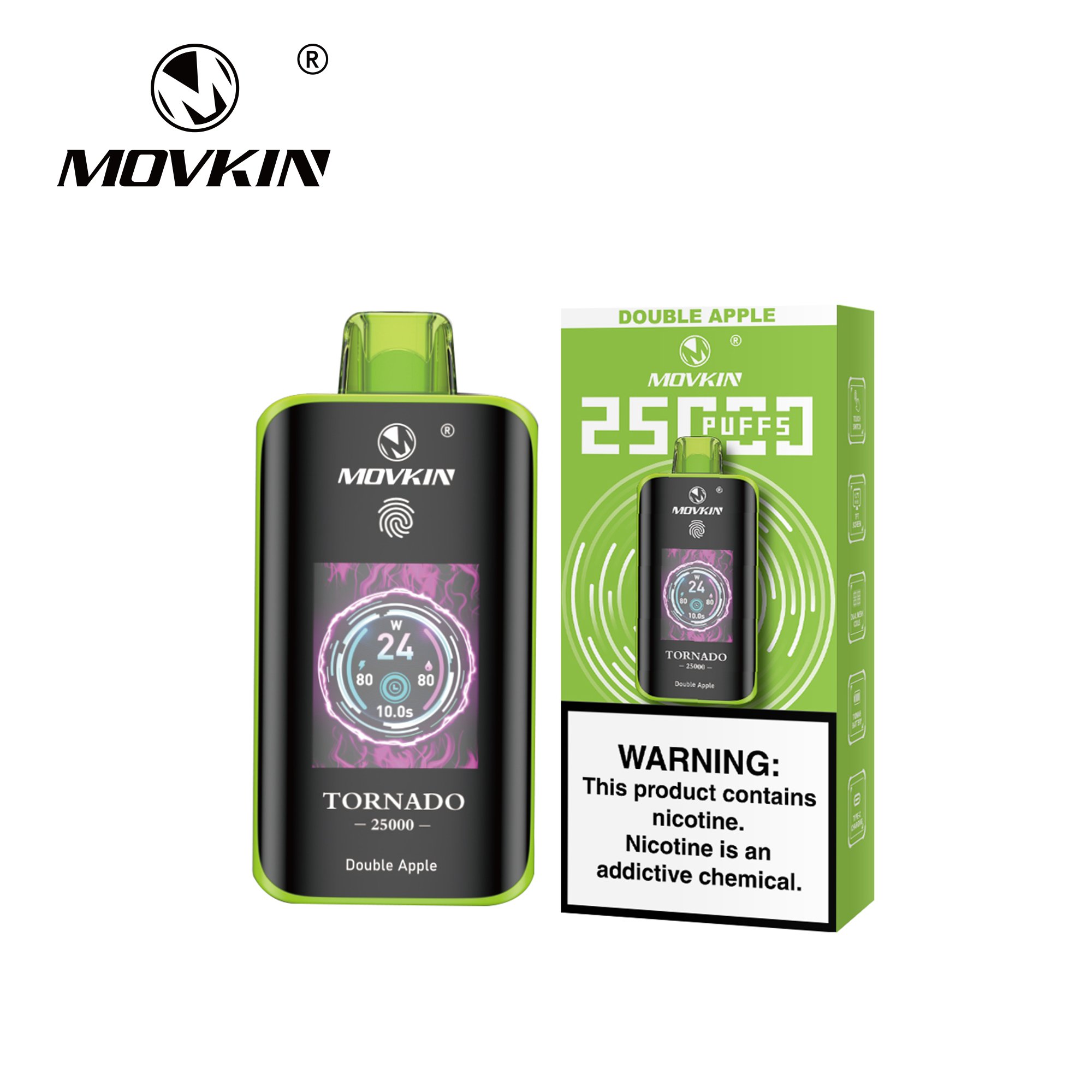 Movkin Tornado 25000 Disposable Vape with Smart Display