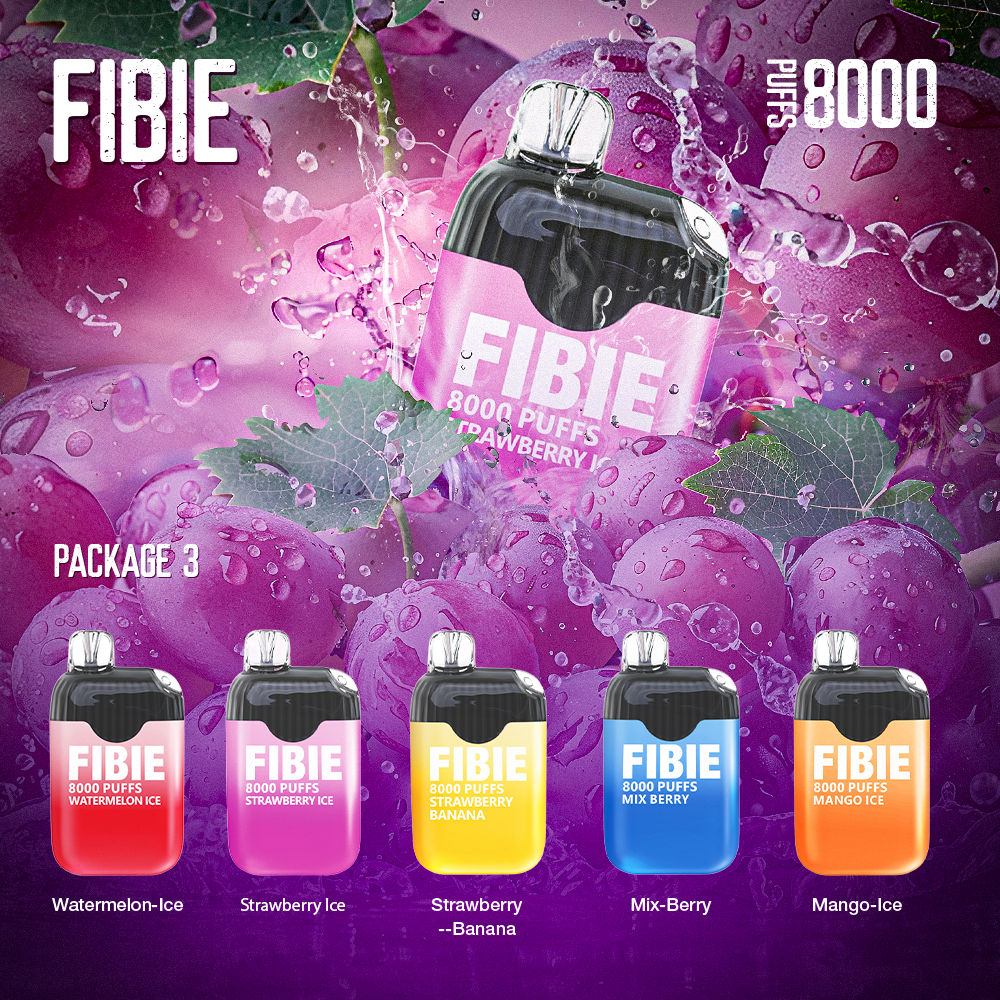 FIBIE 8000 Puffs Disposable Vapor Wands