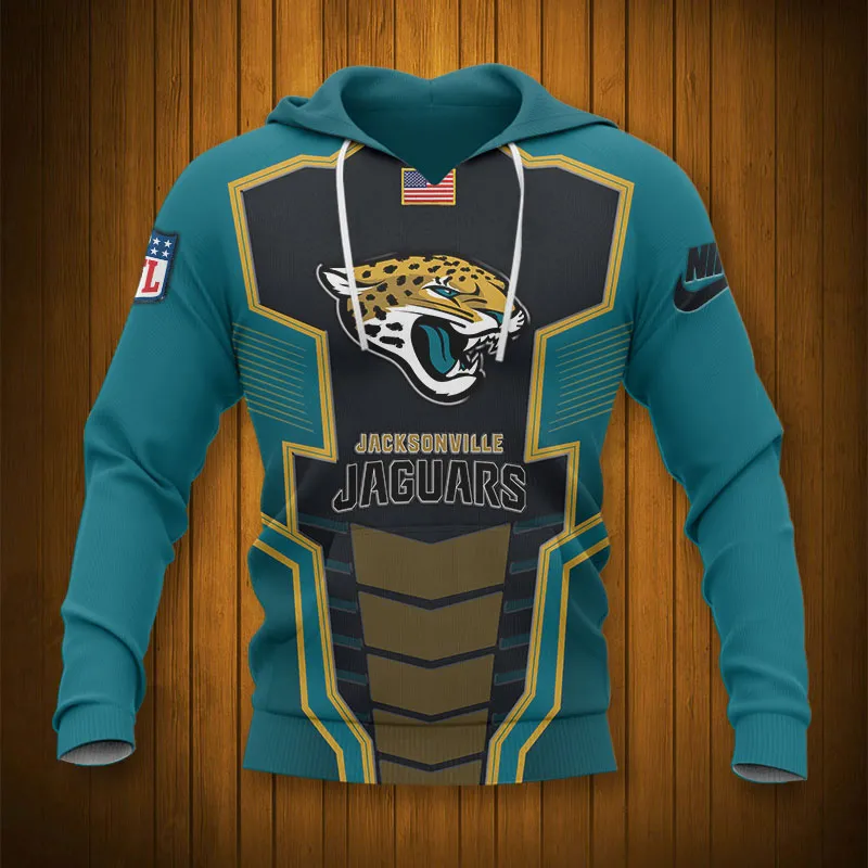 JACKSONVILLE JAGUARS 3D HOODIE TTB4313