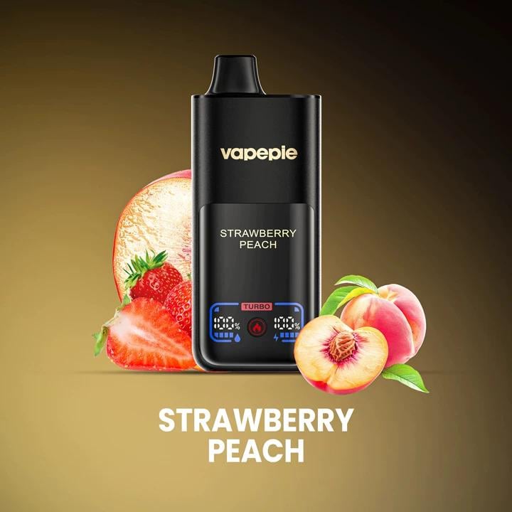 Strawberry Peach & Vapepie Mega 70K Puffs Disposable Vape