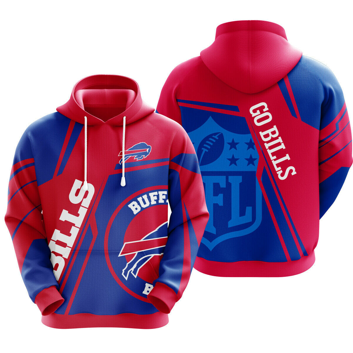 BUFFALO BILLS 3D HOODIE NOV06