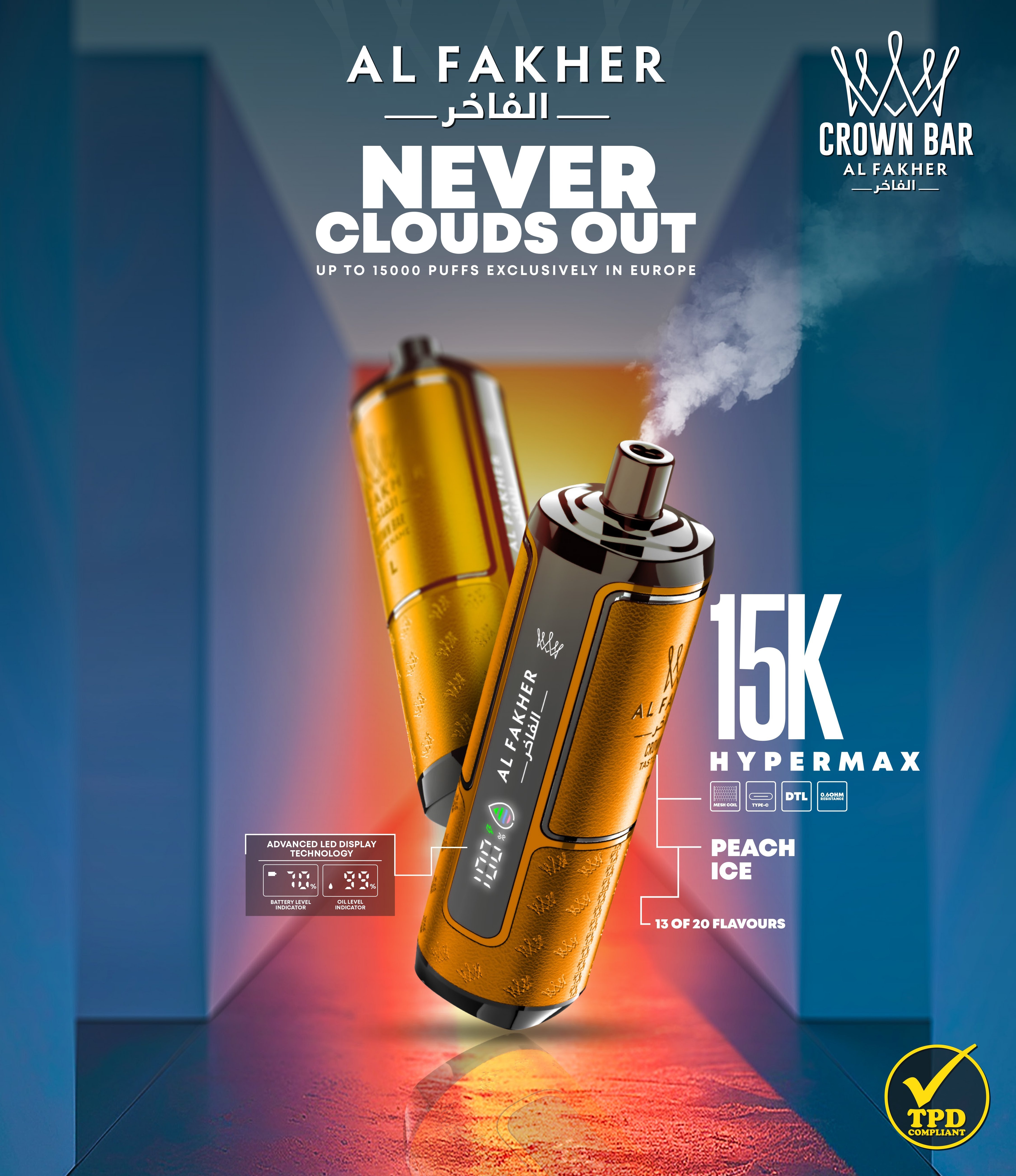 ALFAKHER 15000 PUFFS