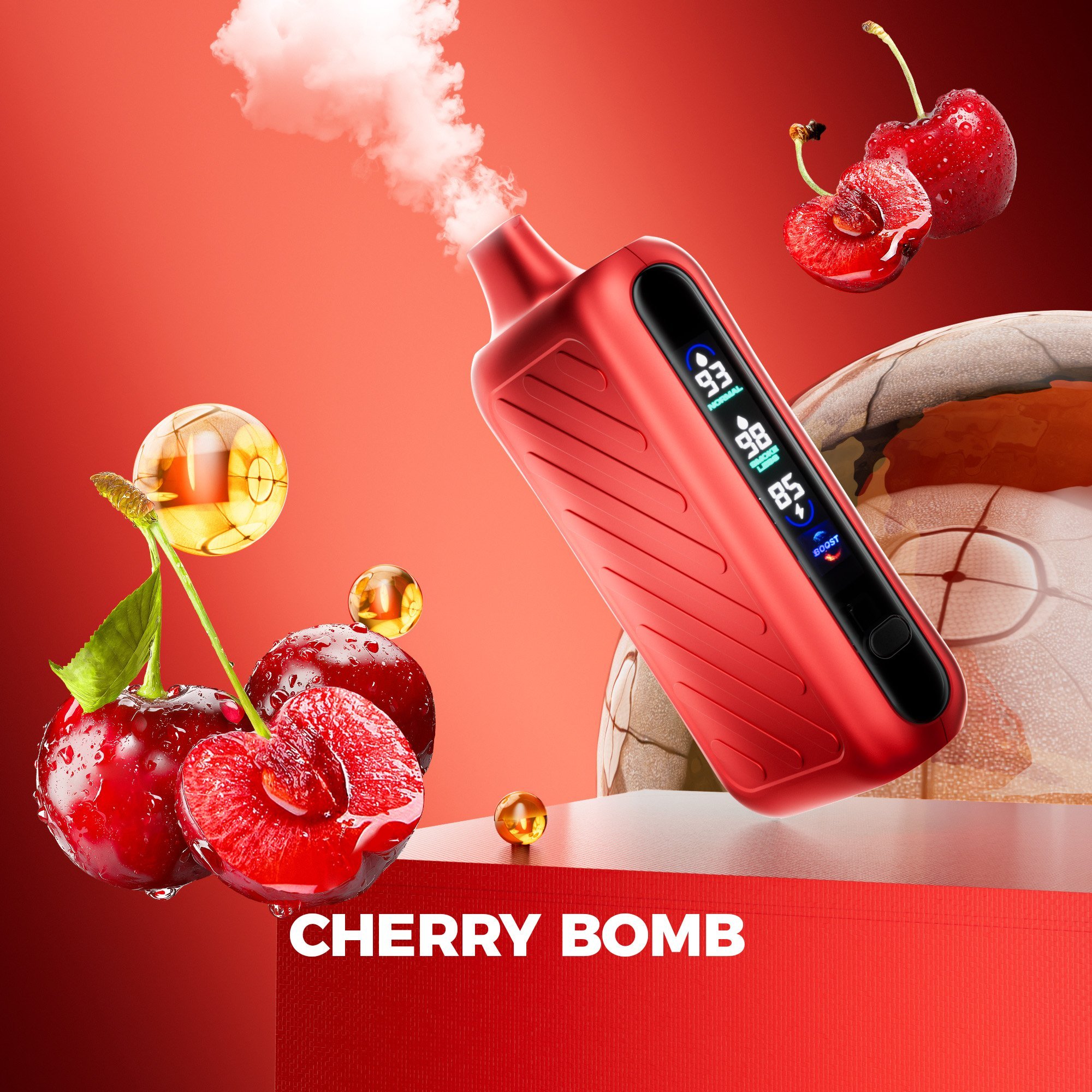 VAPEPIE Cherry Bomb Vape 40000 Puffs Smokeless