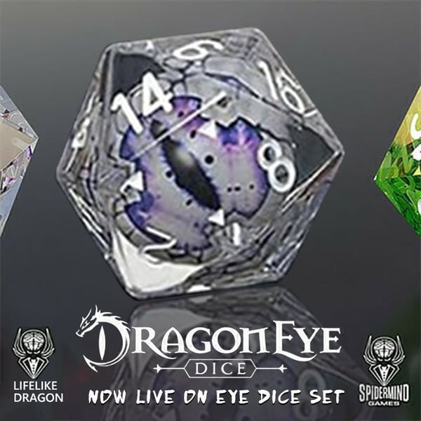 ⏰Last Day Promotion 48% OFF💥Lifelike DnD Green Dragon Eye Dice