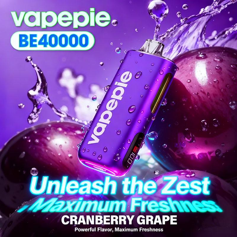 CRANBERRY GRAPE - VAPEPIE MAX 40000 PUFF