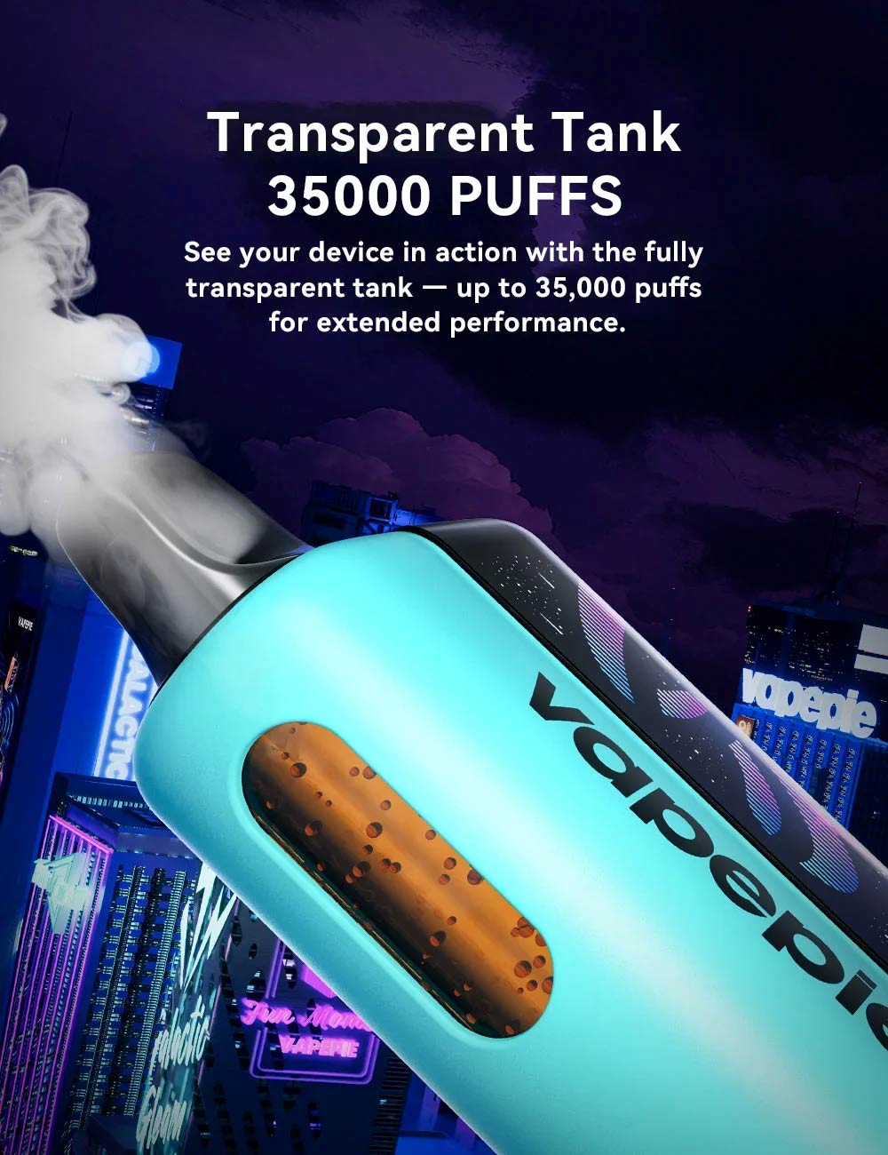 Vapepie Galactic Gleam 35000 Puffs Vape Detailed Image 2