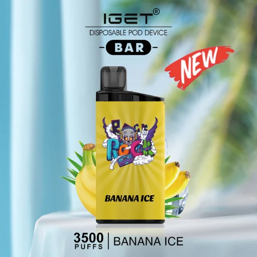 IGET Bar 3500 Puffs - Banana-Ice