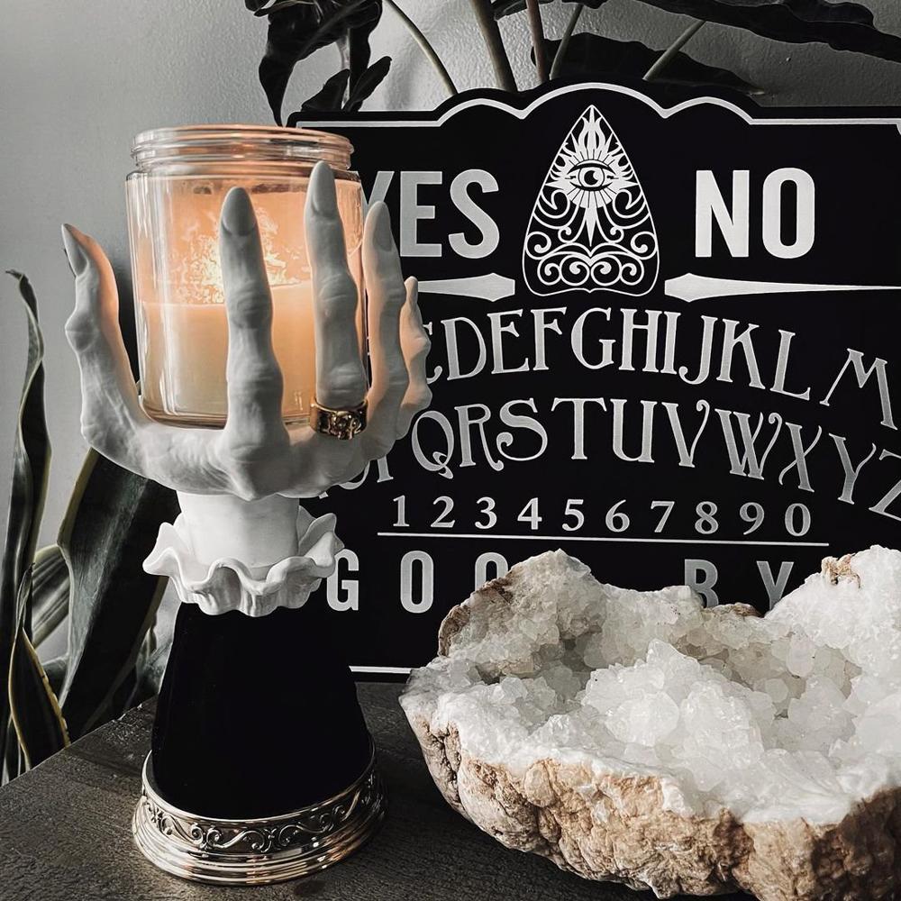 Higomore™ Halloween decoration crafts Witch Hand Pedestal