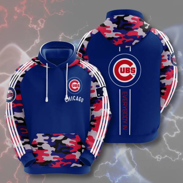 CHICAGO CUBS 3D HOODIES CC015