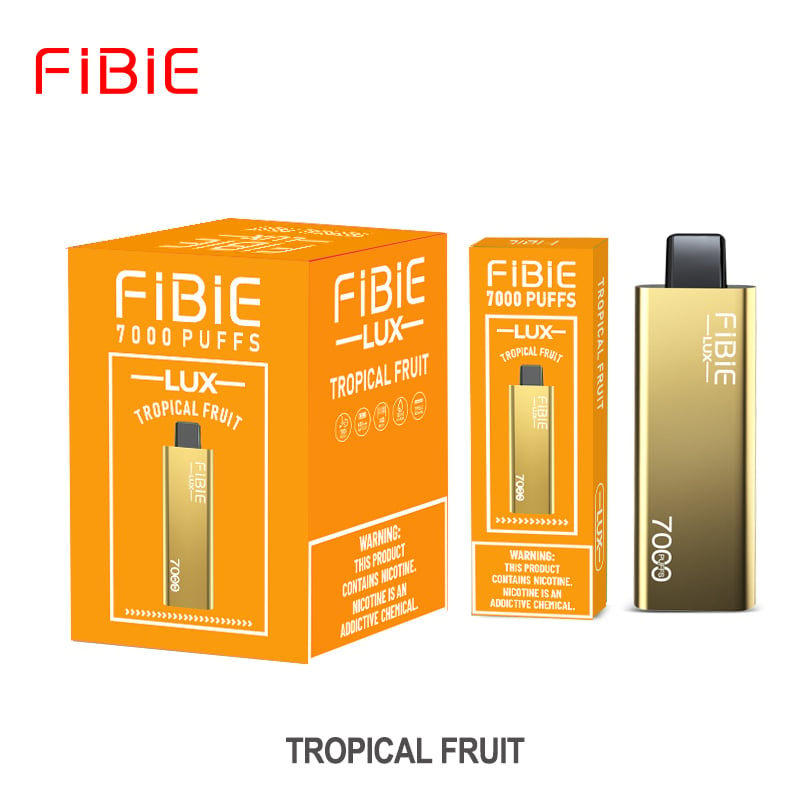 FIBIE 7000 Puffs Disposable Vapor Wands(7000 PUFFS) - TROPICAL-FRUIT