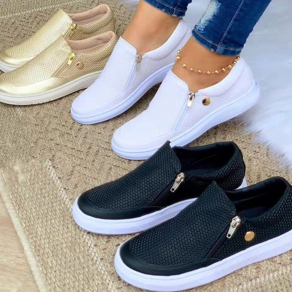Castillotigo™ 2022 Nuevos zapatos casuales sin cordones con cremallera lateral