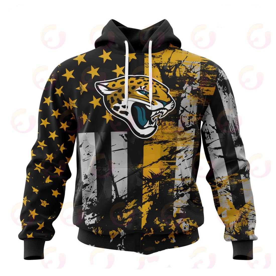 JACKSONVILLE JAGUARS 3D HOODIE JERSEY FOR AMERICA