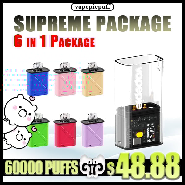 🔥VAPEPIE 10000 PUFFS 6 IN 1 VALUE PACKAGE🔥