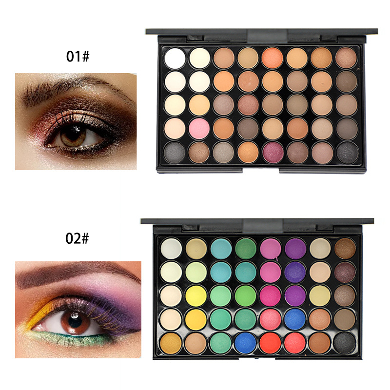 40 Colors Shimmer Matte Eyeshadow Palette