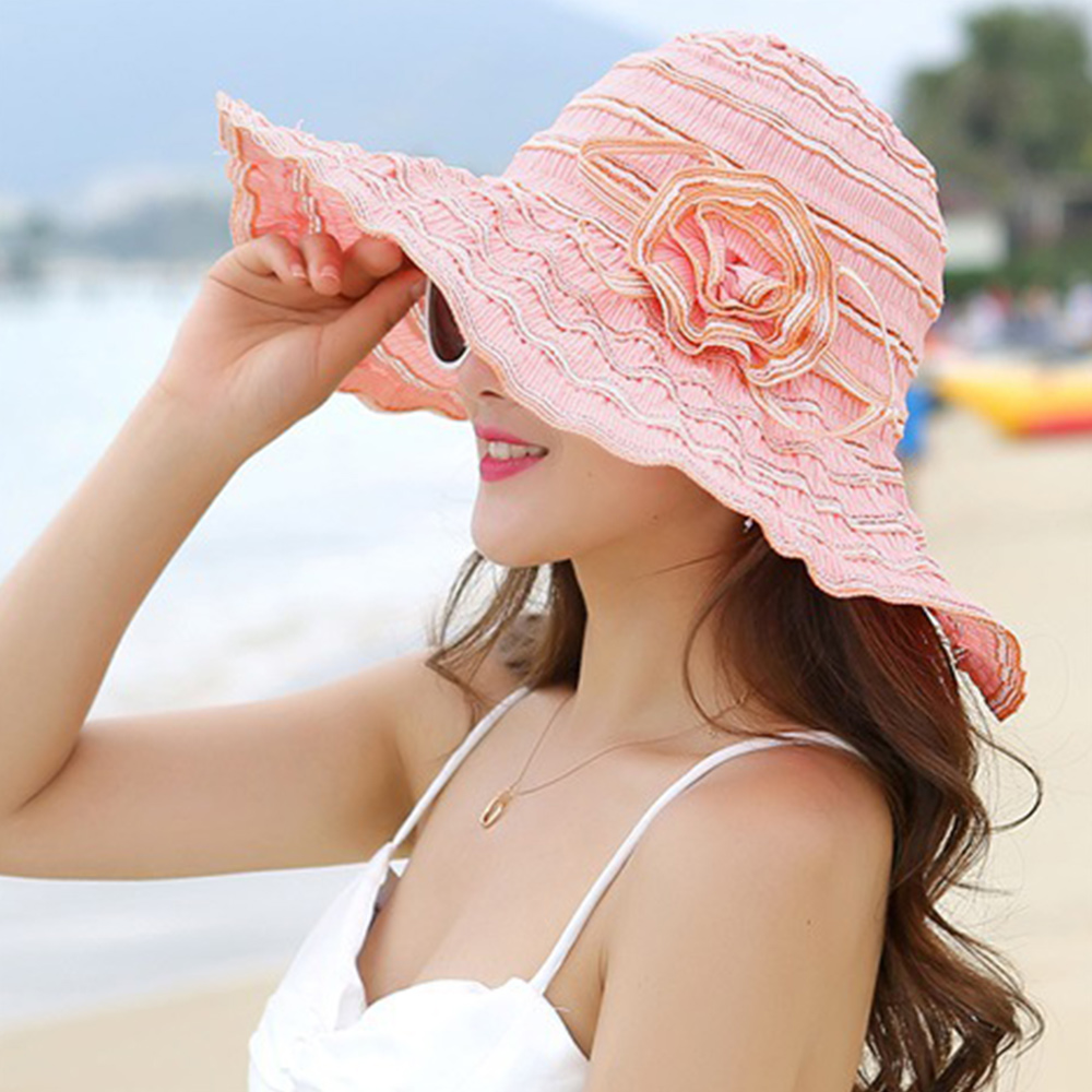 Castillotigo™ Sombrero de ala ancha con protección solar de verano