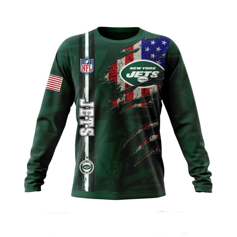 NEW YORK JETS 3D HOODIE SKULL0802