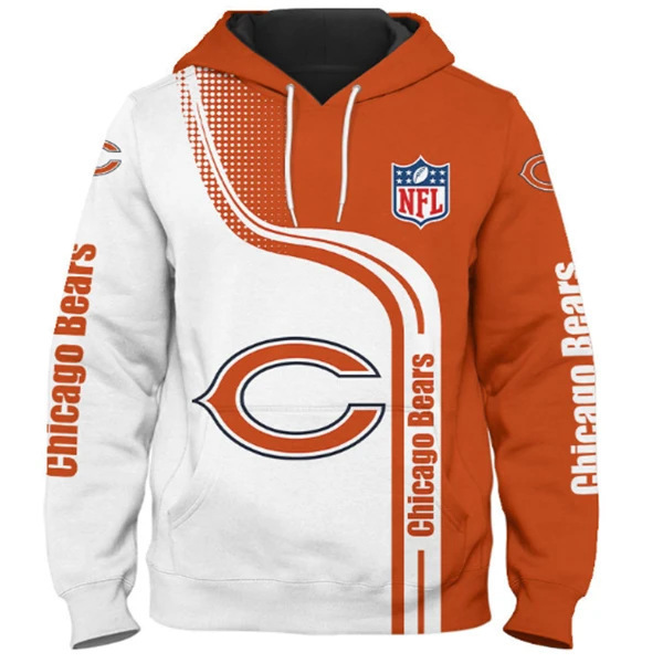 CHICAGO BEARS 3D HOODIE CB2201