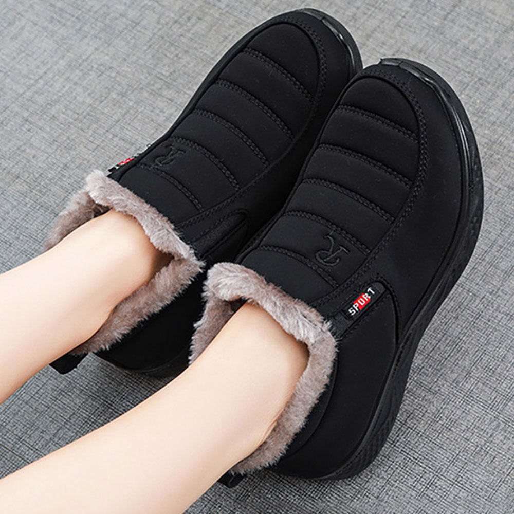 Castillotigo™ Zapatos cómodos de algodón acolchados de invierno más terciopelo