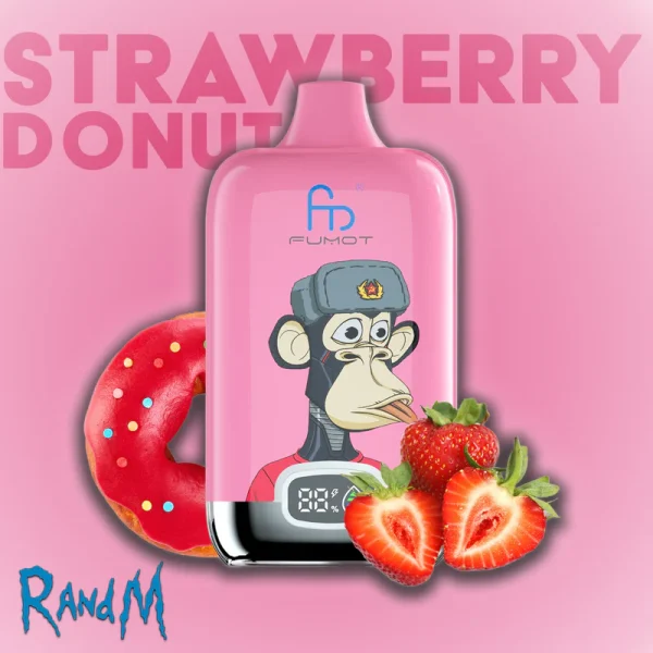 Strawberry Donut & RM TORNADO 12000 SERIES  VAPE