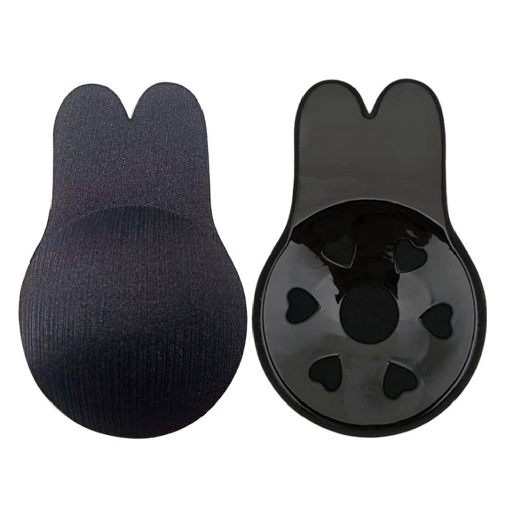 Castillotigo™ Pegatina de pecho invisible de silicona con orejas de conejo