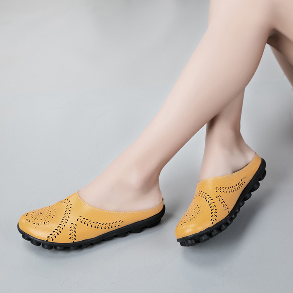 Castillotigo™ 2022 Nuevos zapatos casuales huecos tallados de color sólido