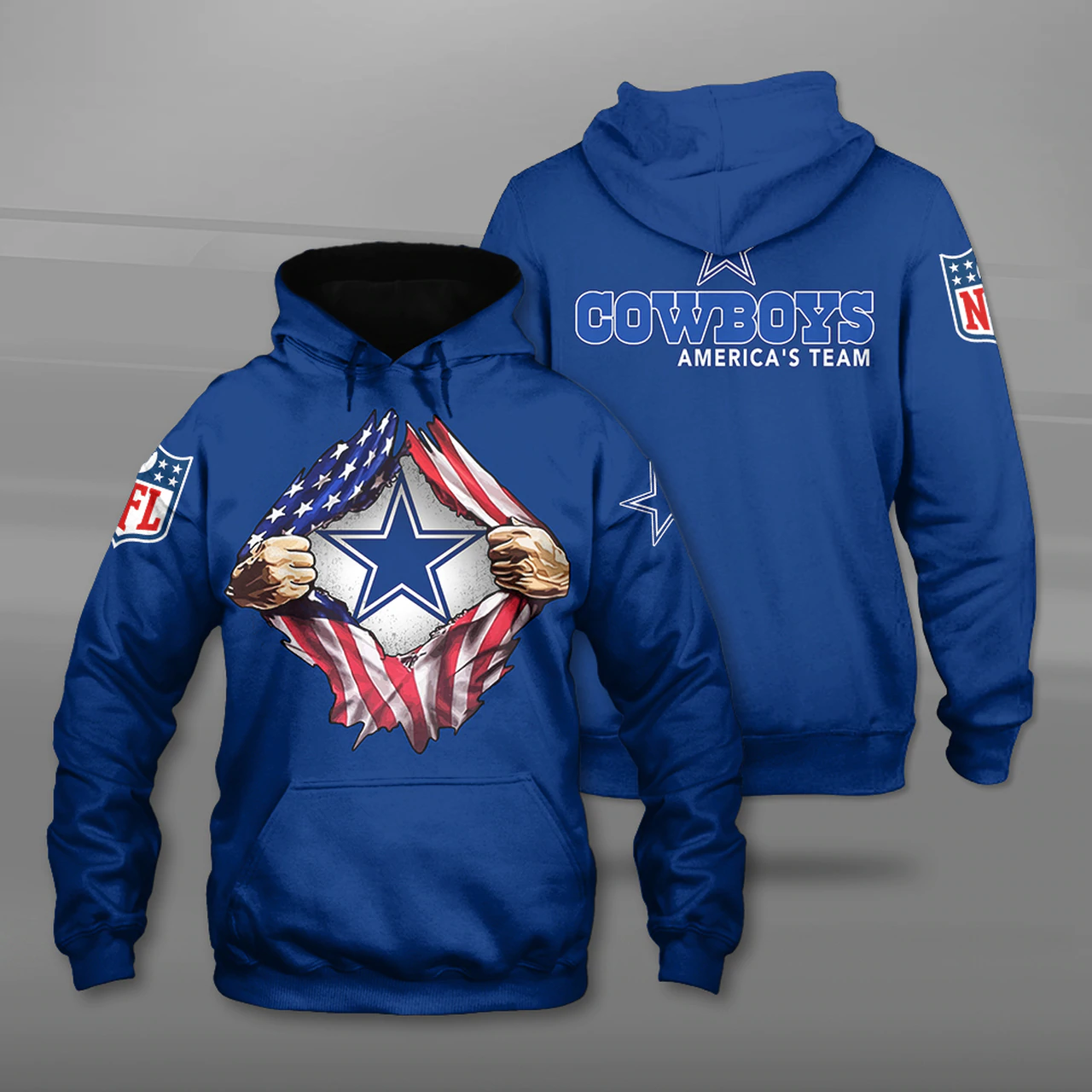 DALLAS COWBOYS 3D HOODIE DDCC014