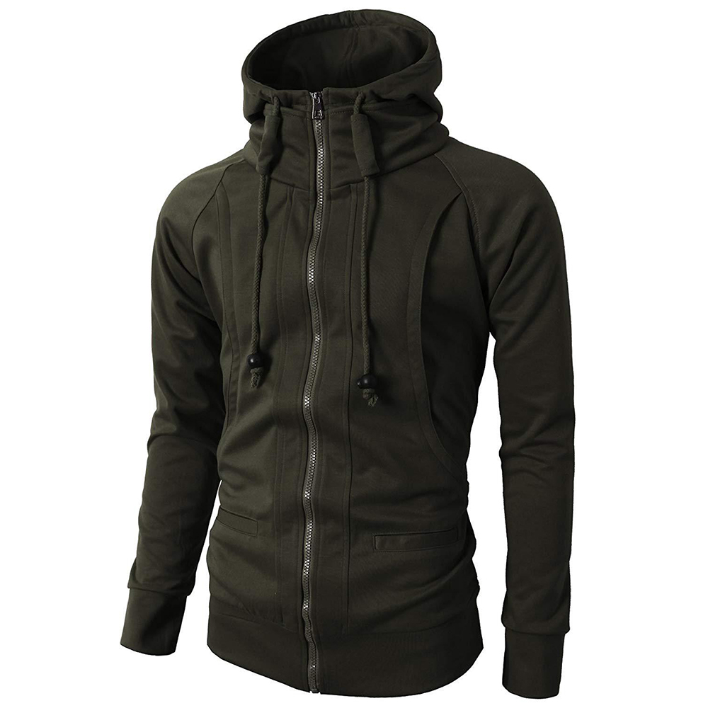 Higolot ™ Men's Sports Fitness Casual Cardigan Hooded Jacket