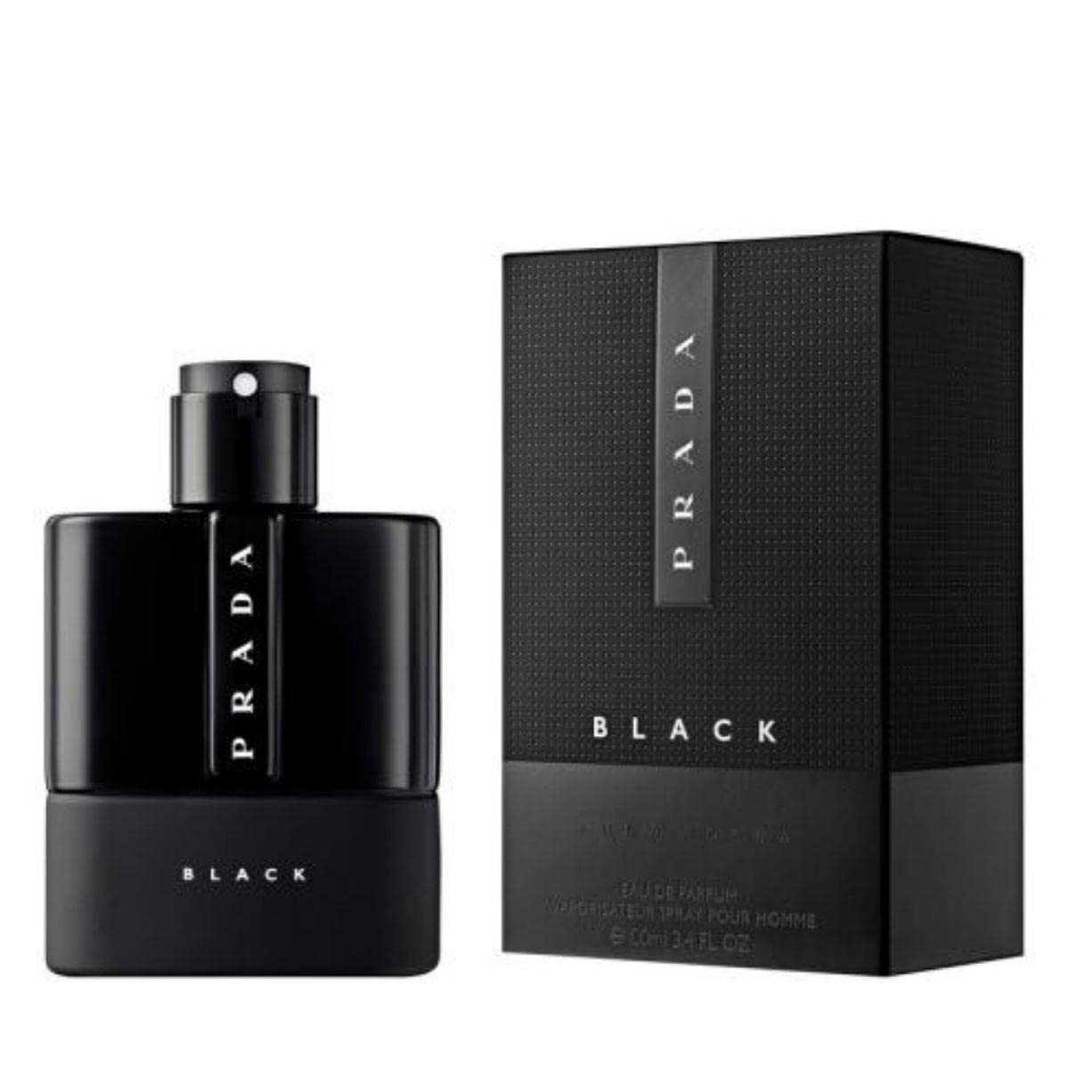 Prada Luna Rossa Black for Men Eau de Parfum Spray, 3.4 Ounce