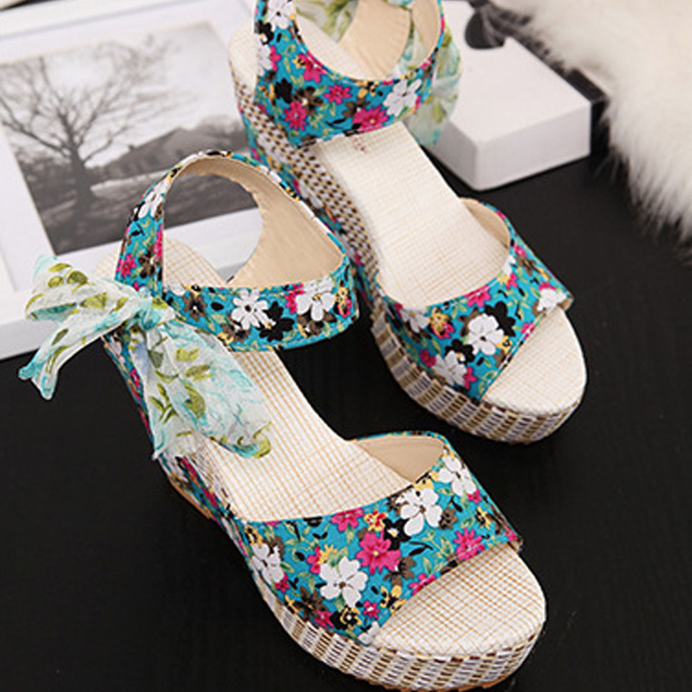 Castillotigo™ Sandalias de moda con estampado de boca de pez de una palabra